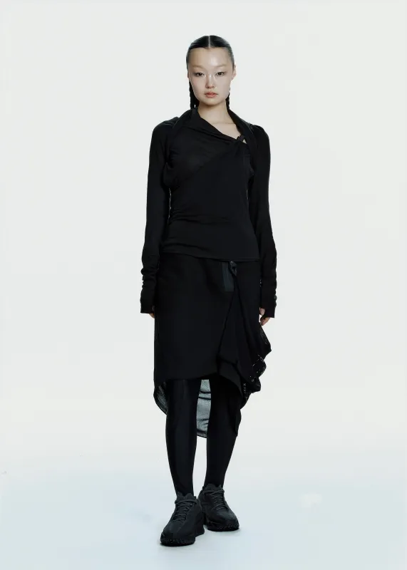 Tied Long Sleeve Top made by HYEIN SEO