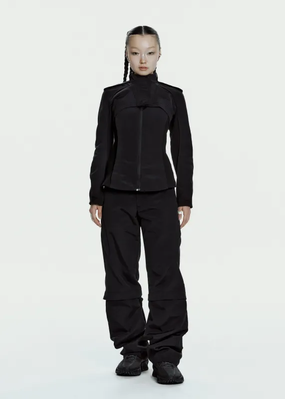 Double Layer Moto Jacket made by HYEIN SEO