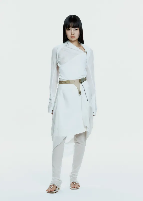 Tied Long Sleeve Top made by HYEIN SEO
