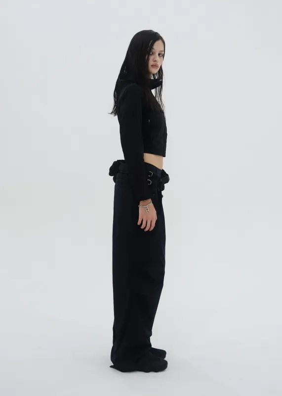 Paneled Crop Jacket made by HYEIN SEO