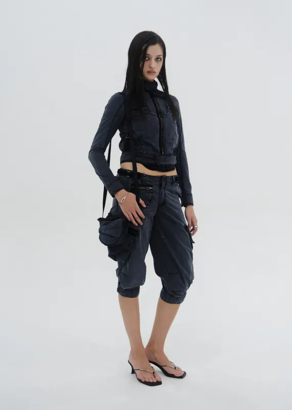 Dyed Moto Jacket sold by HYEIN SEO