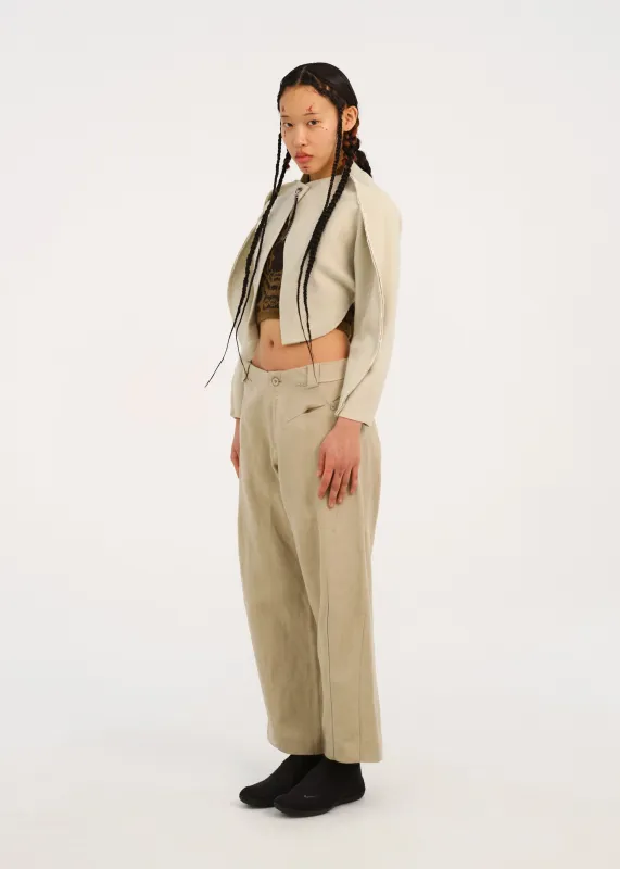 Bent Trouser w/ Silver Button sold by HYEIN SEO