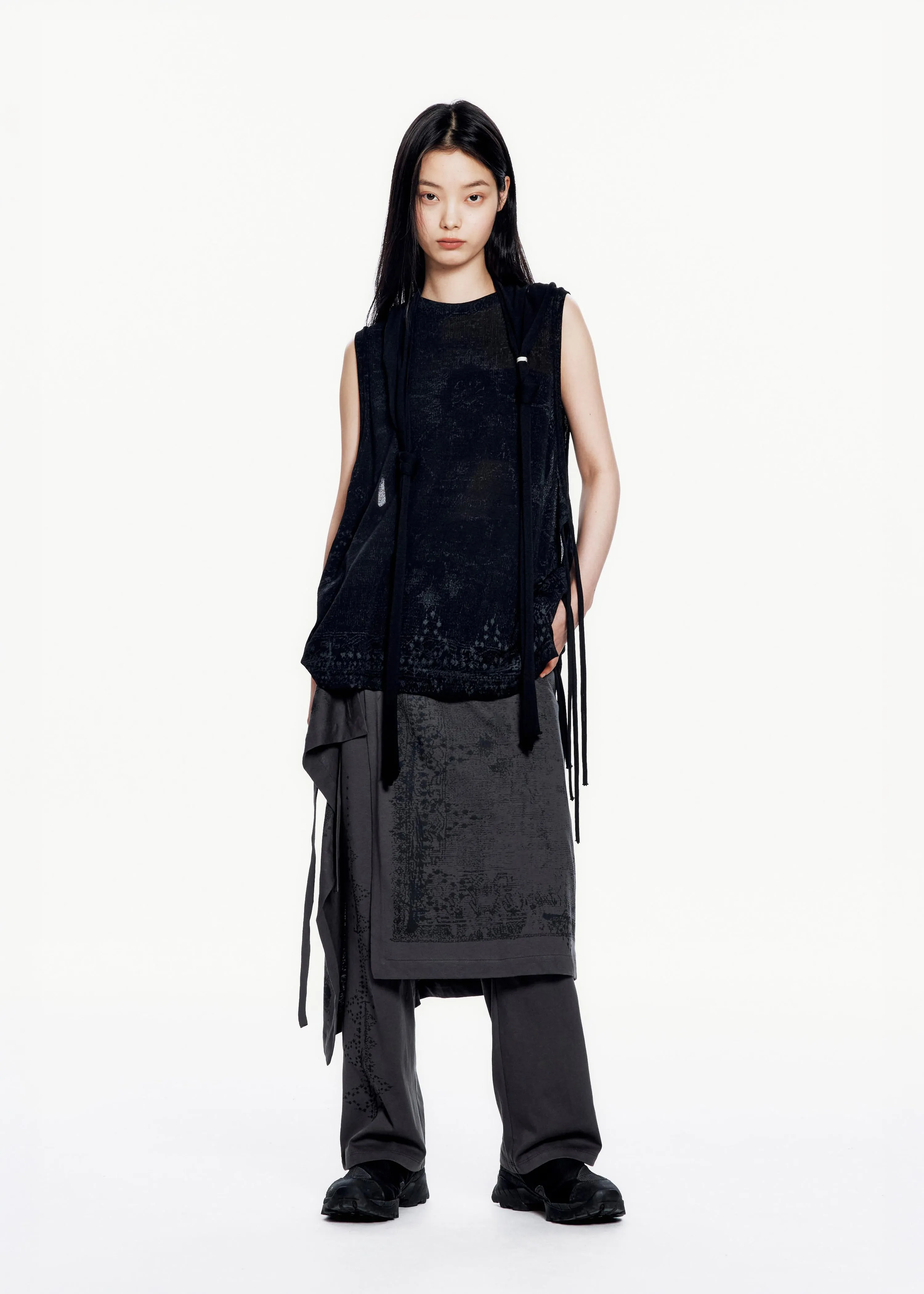 Sleeveless Knit w/ Macrame Hoodie sold by HYEIN SEO product image thumbnail 3