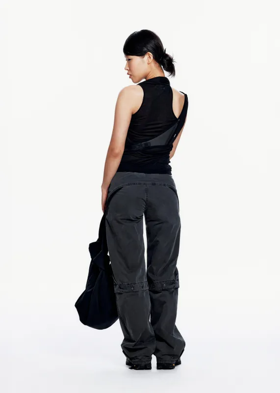 Sleeveless Knot Top w/ Back Strap made by HYEIN SEO