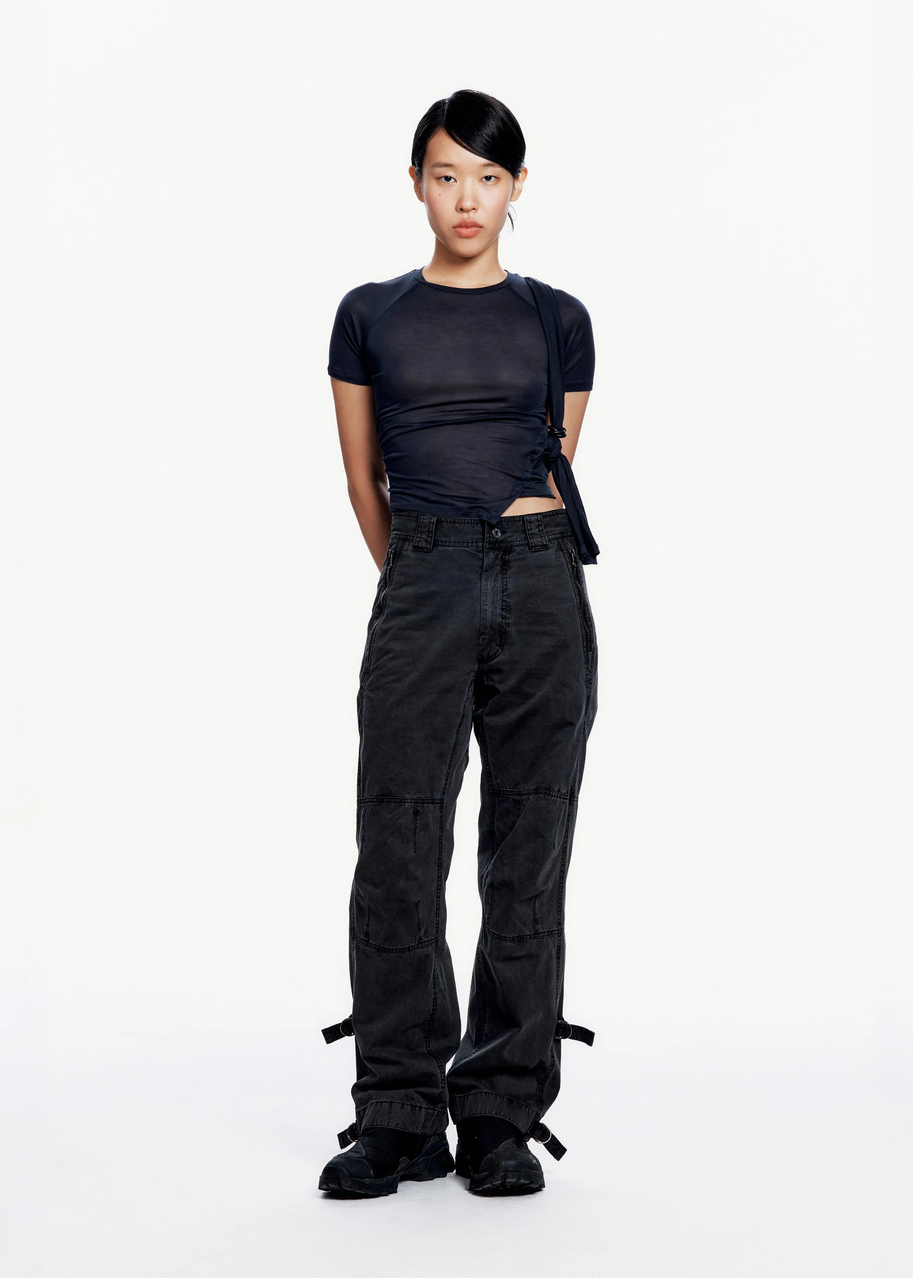 Tied Asymmetric T-shirt sold by HYEIN SEO product image thumbnail 5