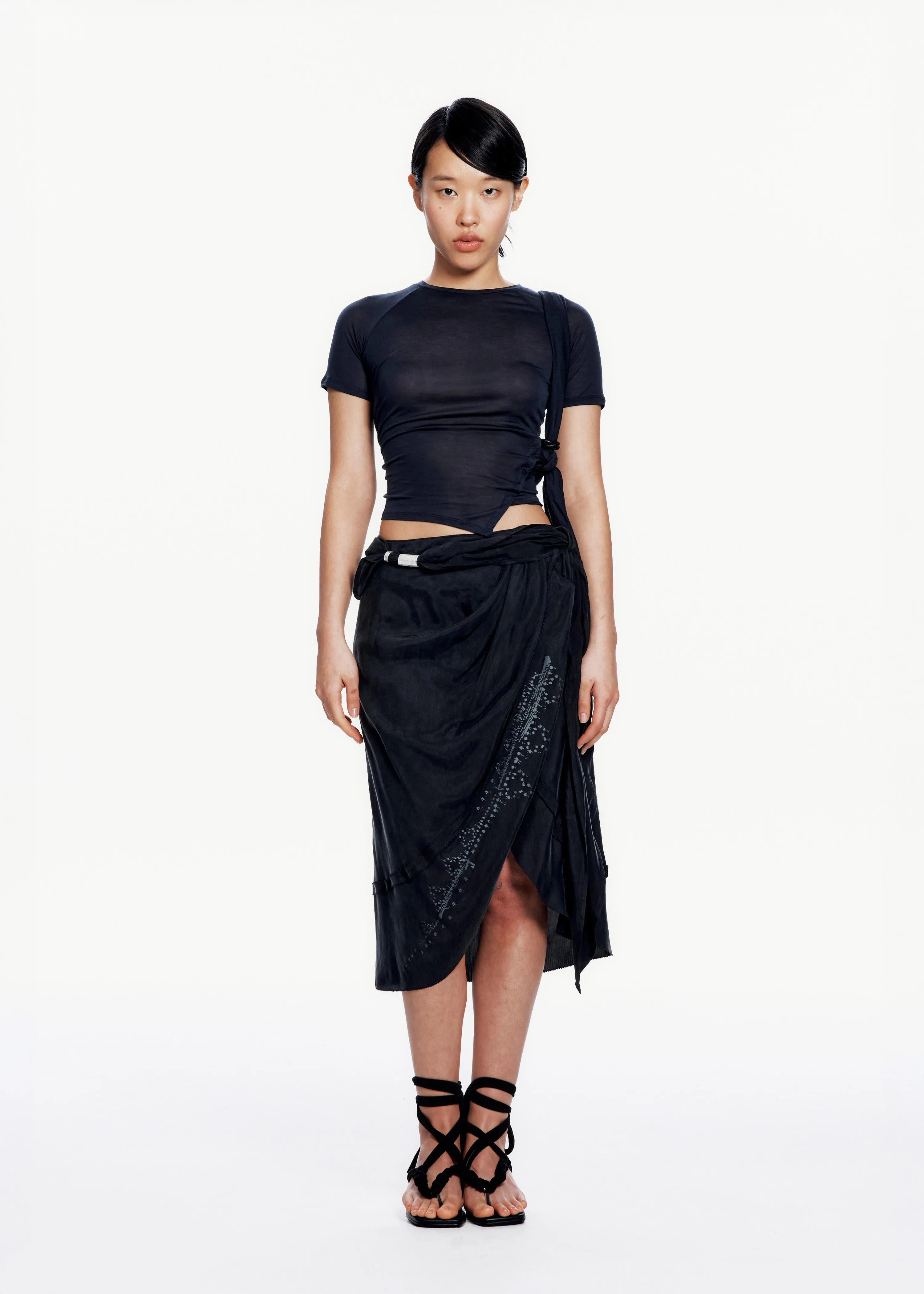Tied Asymmetric T-shirt sold by HYEIN SEO product image thumbnail 2