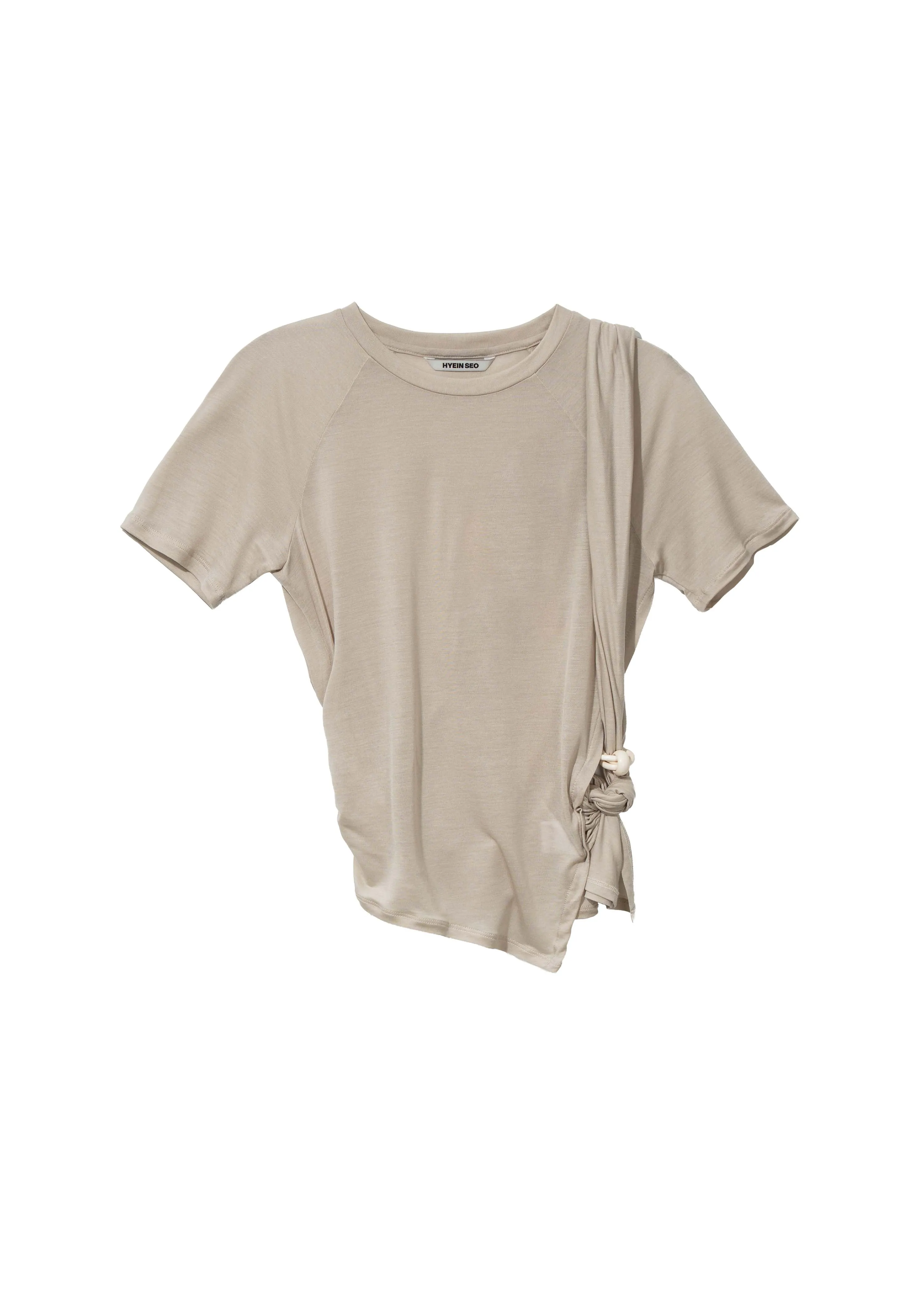 Tied Asymmetric T-shirt sold by HYEIN SEO product image thumbnail 5