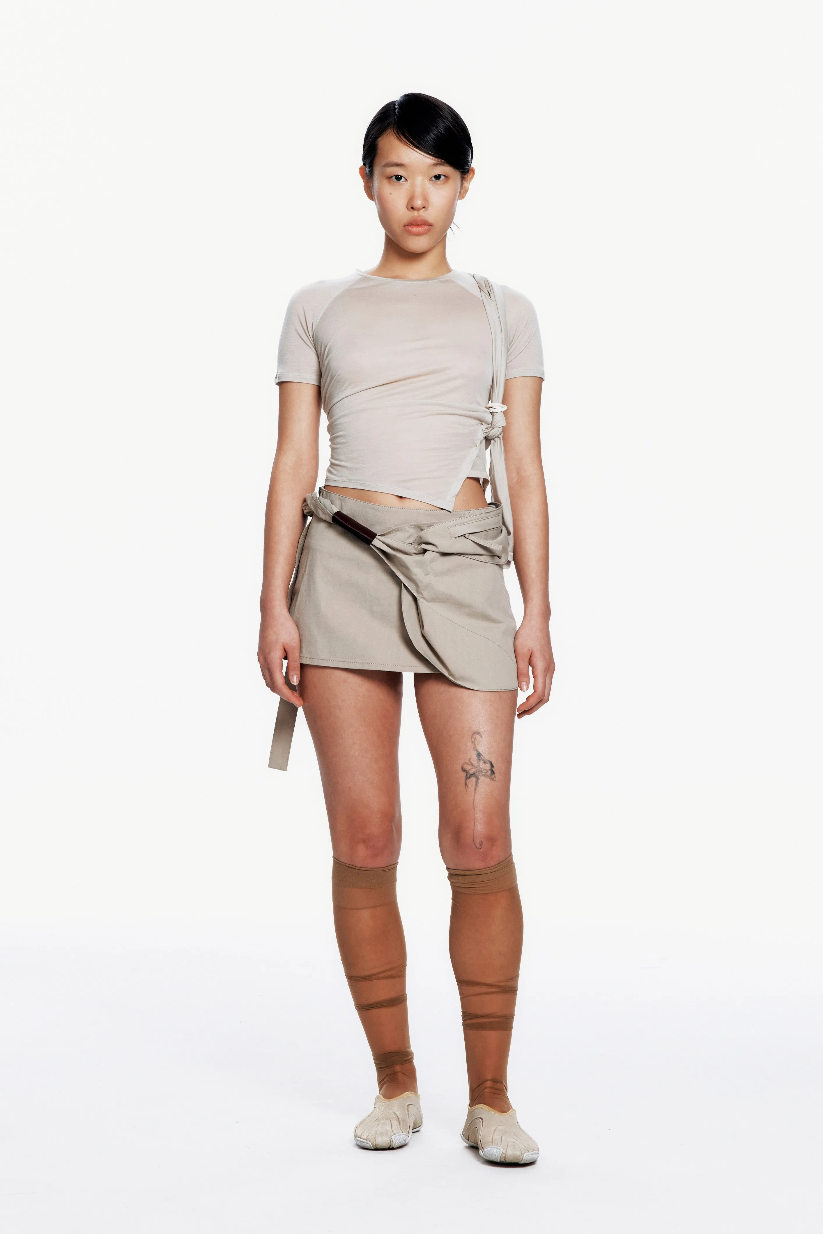 Tied Asymmetric T-shirt sold by HYEIN SEO product image thumbnail 2