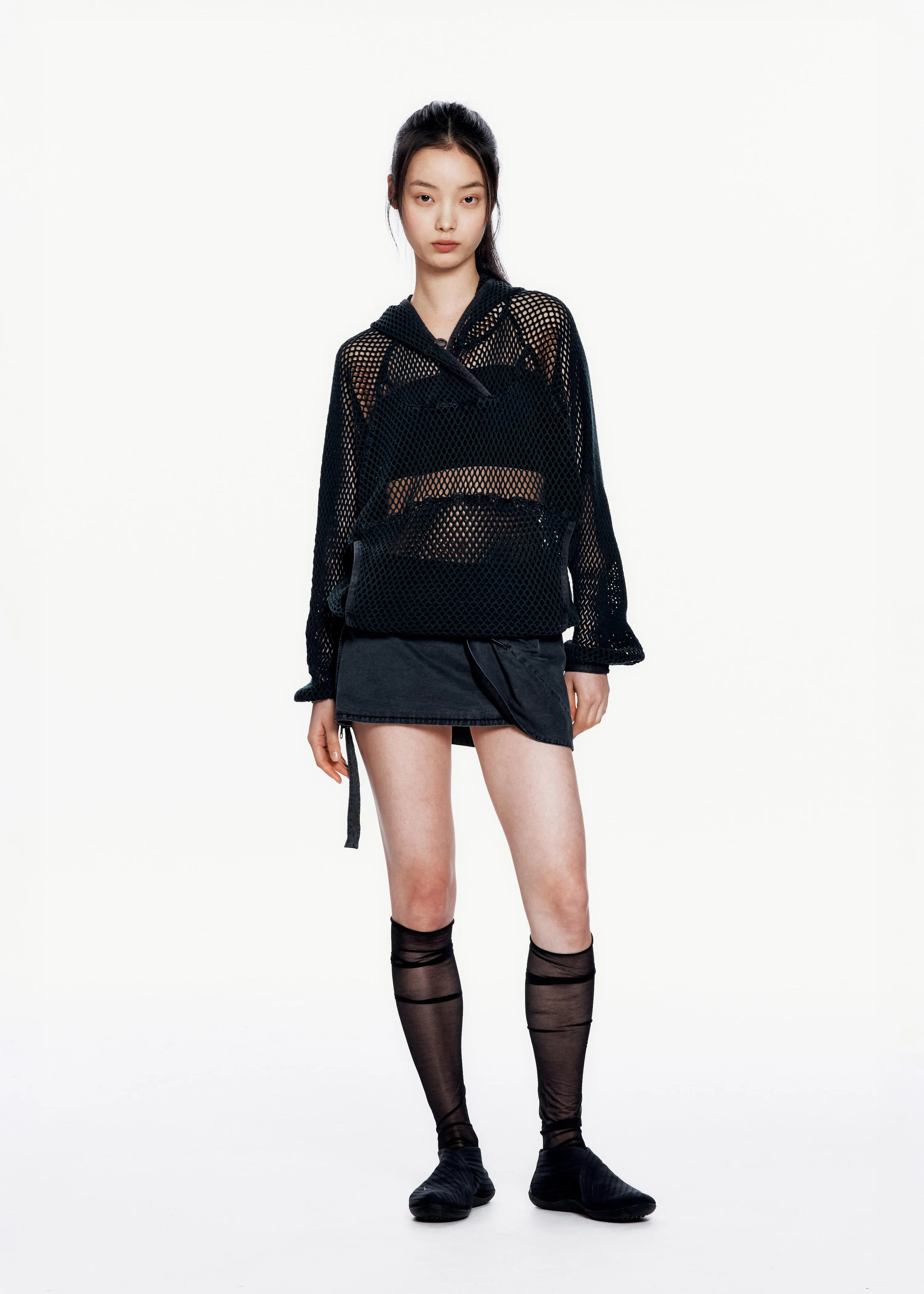 Washed Mesh Hoodie sold by HYEIN SEO product image thumbnail 2