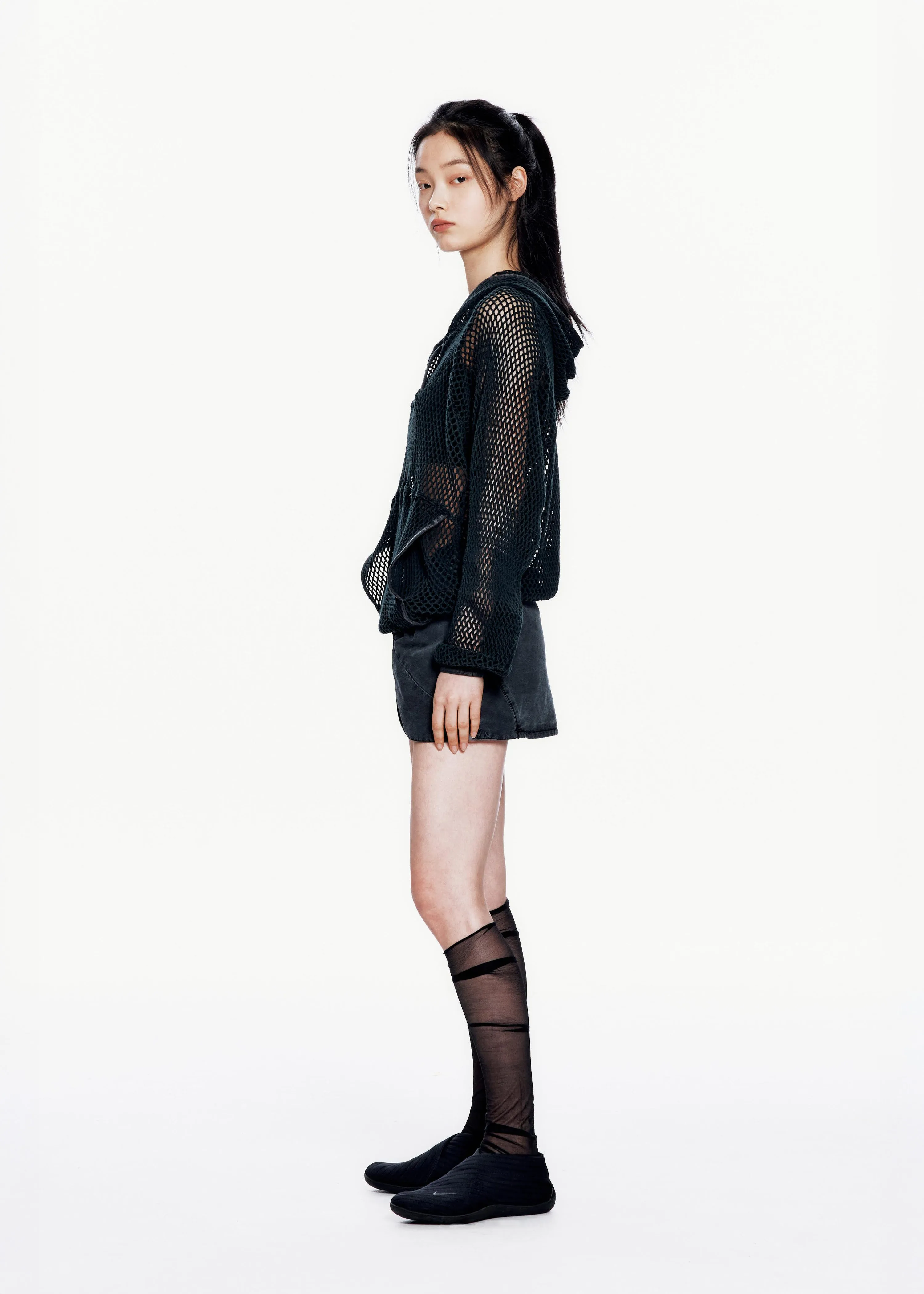 Washed Mesh Hoodie sold by HYEIN SEO