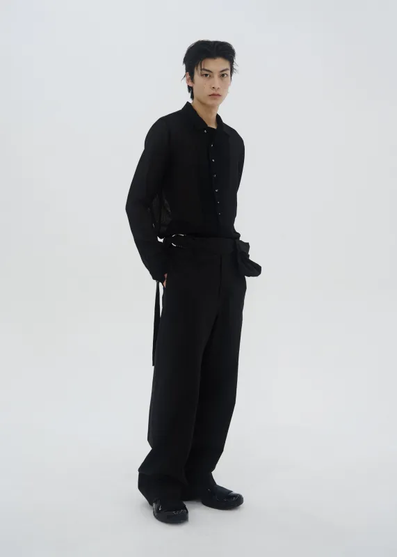 Cotton Pants w/ Waist Bag made by HYEIN SEO