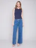 Sleeveless Super Stretch Top - Navy sold by Charlie B