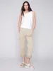 Organic Cotton Tank Top with Knot Detail - White sold by Charlie B