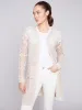 Long Knit Crochet Cardigan - Beige sold by Charlie B
