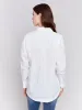 Loose Fit Poplin Shirt - White sold by Charlie B