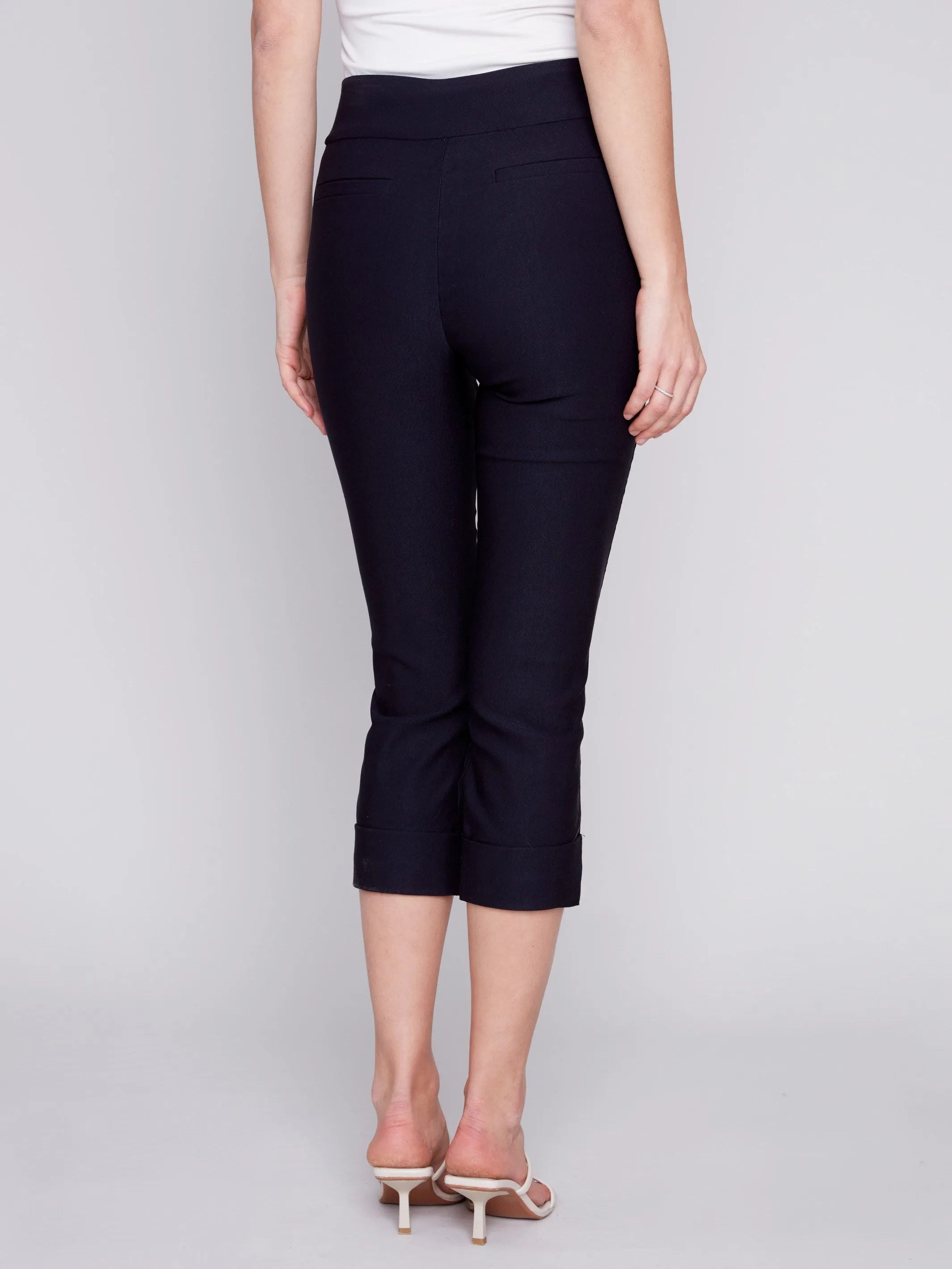 Stretch Pull-On Capri Pants - Black sold by Charlie B product image thumbnail 3