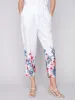 Printed Linen Pull-On Pants - Maui sold by Charlie B