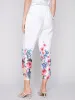 Printed Linen Pull-On Pants - Maui sold by Charlie B