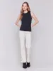 Sleeveless Super Stretch Top - Black sold by Charlie B