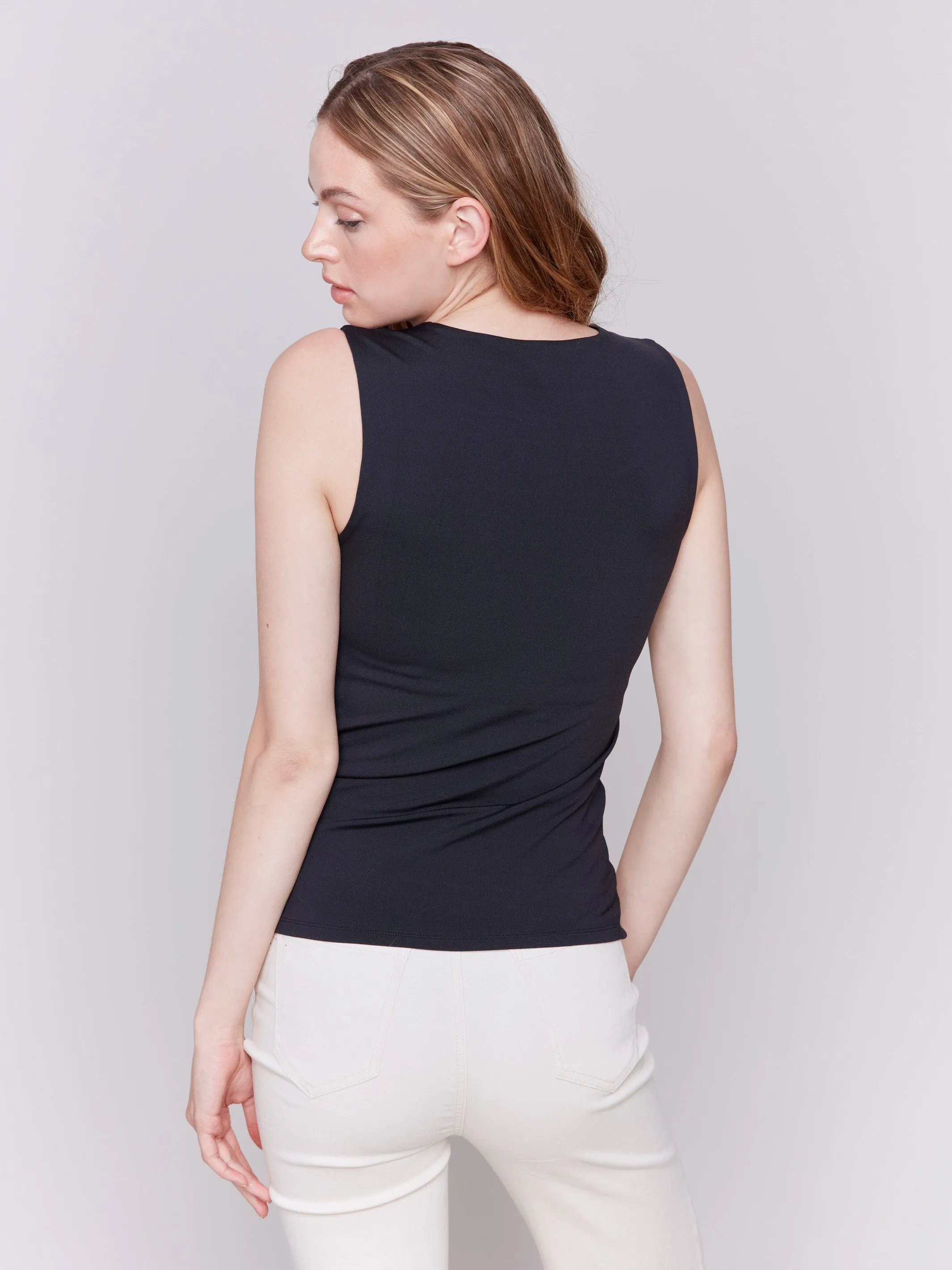 Sleeveless Super Stretch Top - Black sold by Charlie B product image thumbnail 2