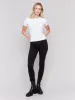 Short-Sleeved Super Stretch Top - White sold by Charlie B