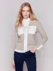 Short Gutsy Knit Jacket - Almond sold by Charlie B
