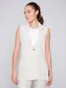 Tailored Blazer Vest - Beige sold by Charlie B