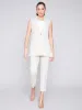 Tailored Blazer Vest - Beige sold by Charlie B