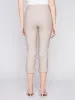 Stretch Pull-On Capri Pants - Greige sold by Charlie B