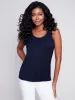 Reversible Bamboo Cami - Navy sold by Charlie B