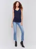 Reversible Bamboo Cami - Navy sold by Charlie B