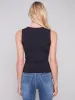 Sleeveless Super Stretch Top - Black sold by Charlie B