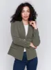 Knit Corduroy Blazer - Spruce sold by Charlie B
