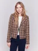 Tweed Perfecto Jacket - Navy sold by Charlie B