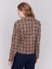 Tweed Perfecto Jacket - Navy sold by Charlie B