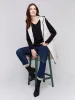 Long Quilted Puffer Vest with Hood - Almond sold by Charlie B