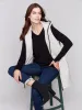 Long Quilted Puffer Vest with Hood - Almond sold by Charlie B