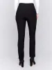 Crepe Slim Fit Dress Pants - Black sold by Charlie B