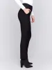 Crepe Slim Fit Dress Pants - Black sold by Charlie B