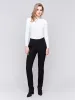 Crepe Slim Fit Dress Pants - Black sold by Charlie B