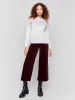 Cotton Blend Ski Sweater - Light Grey sold by Charlie B