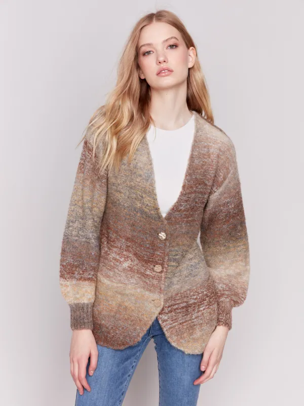 Boucle Knit Cardigan - Autumn sold by Charlie B