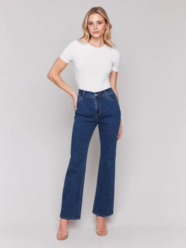 Celine Flare Leg Jeans - Indigo sold by Charlie B