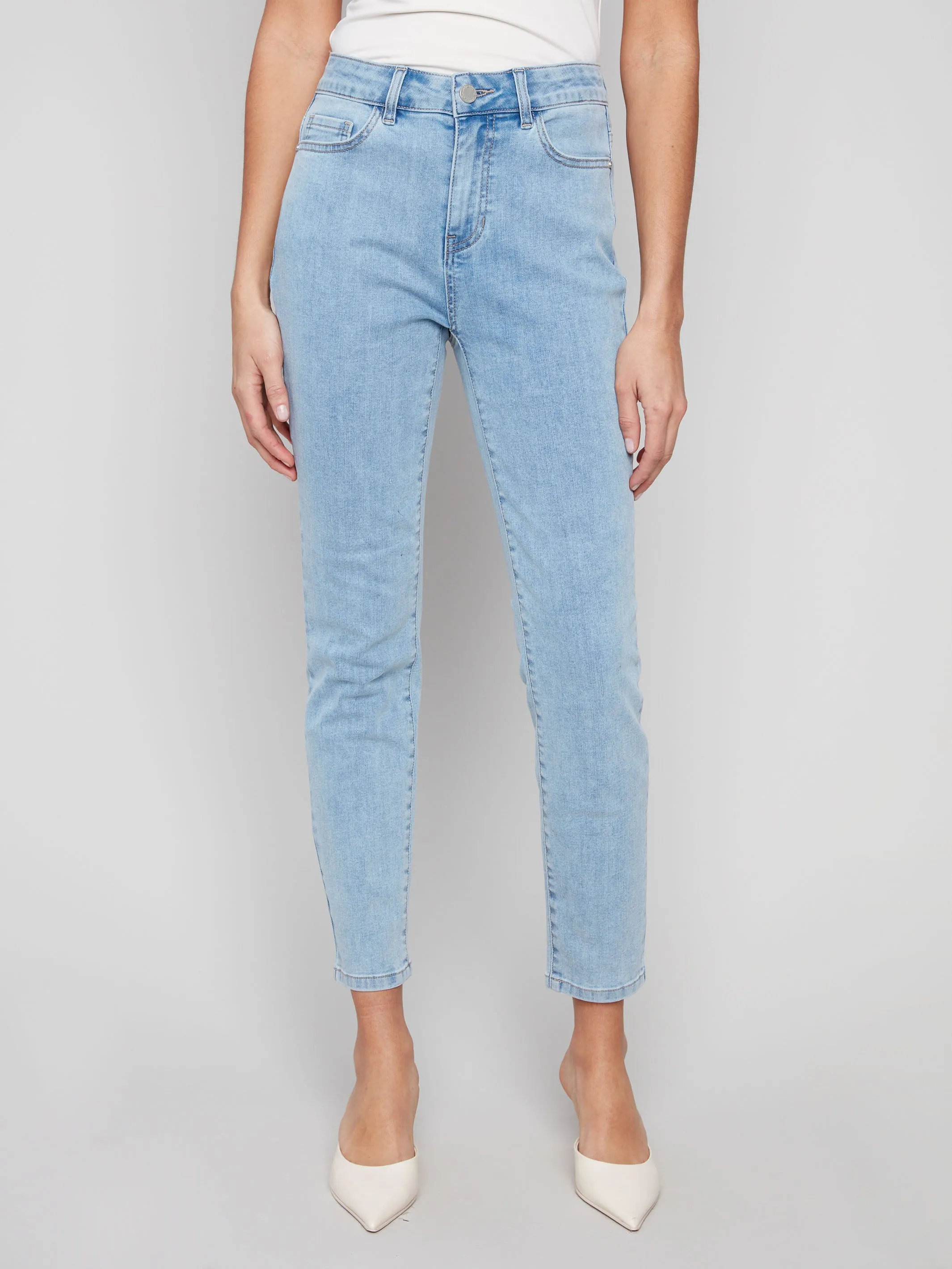 Claudia Slim Leg Jeans - Light Blue sold by Charlie B product image thumbnail 2