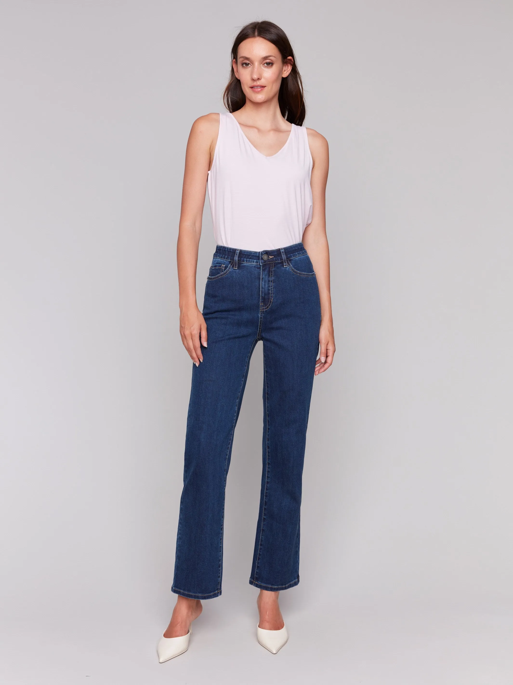 Charlotte Straight Leg Jeans - Indigo sold by Charlie B
