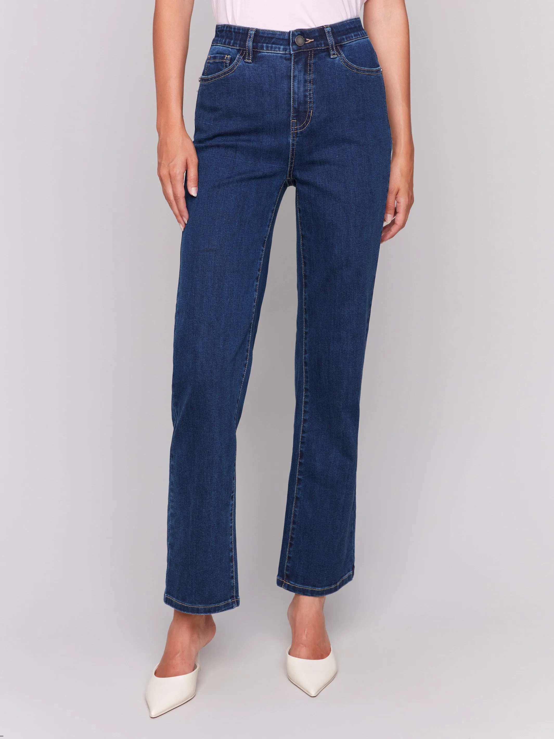 Charlotte Straight Leg Jeans - Indigo sold by Charlie B product image thumbnail 2