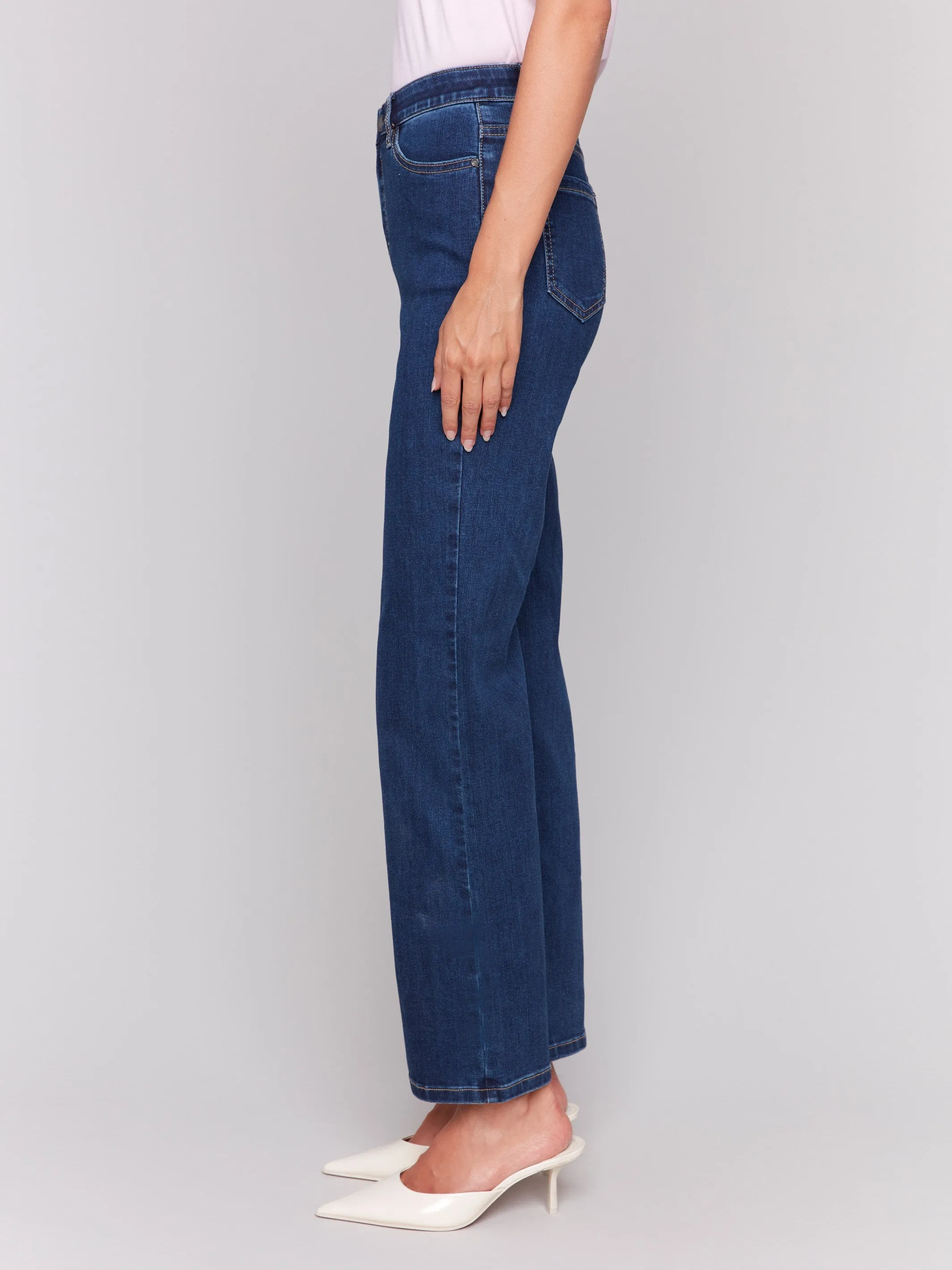 Charlotte Straight Leg Jeans - Indigo sold by Charlie B product image thumbnail 3