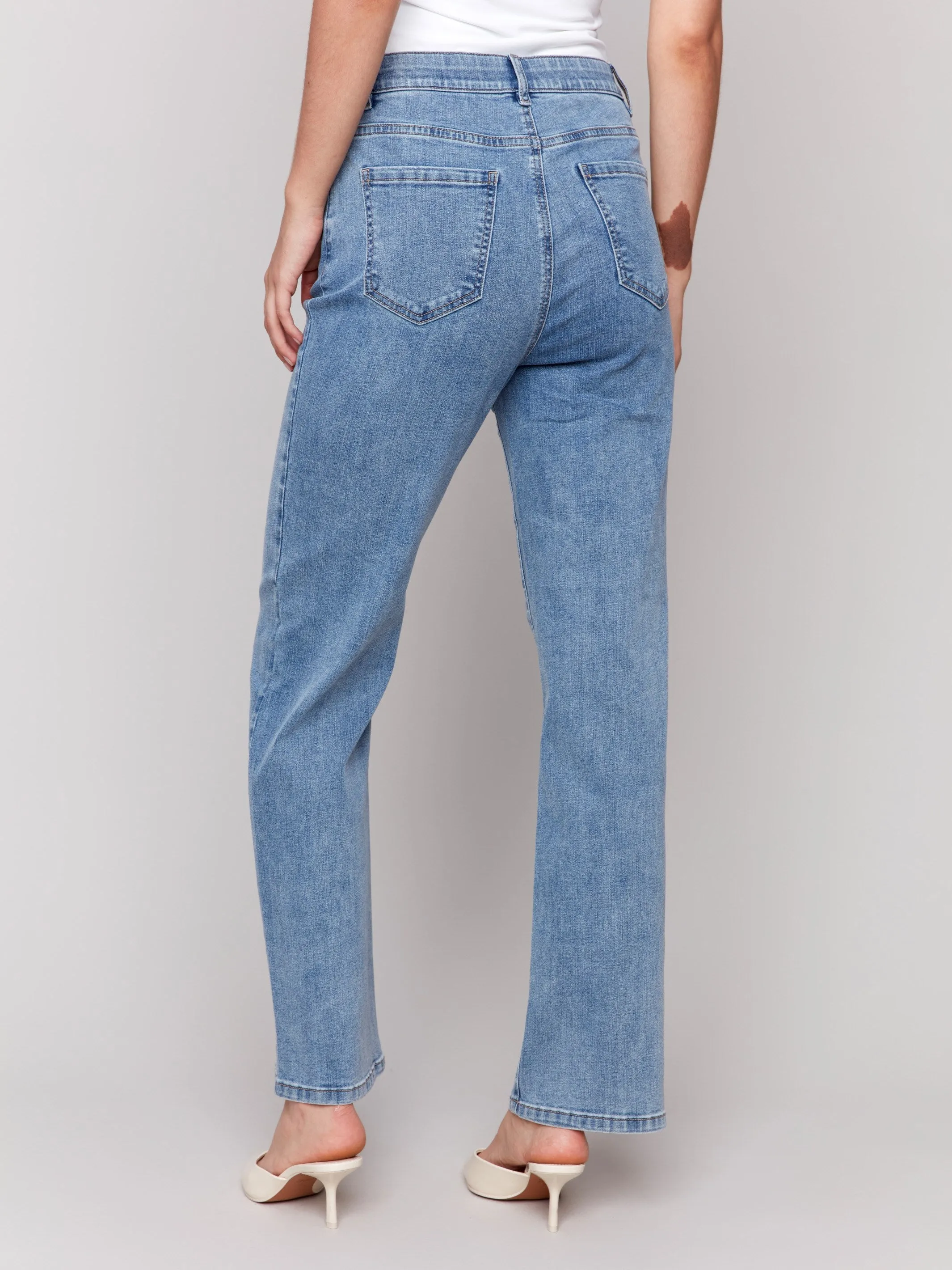 Charlotte Straight Leg Jeans - Light Blue sold by Charlie B product image thumbnail 4