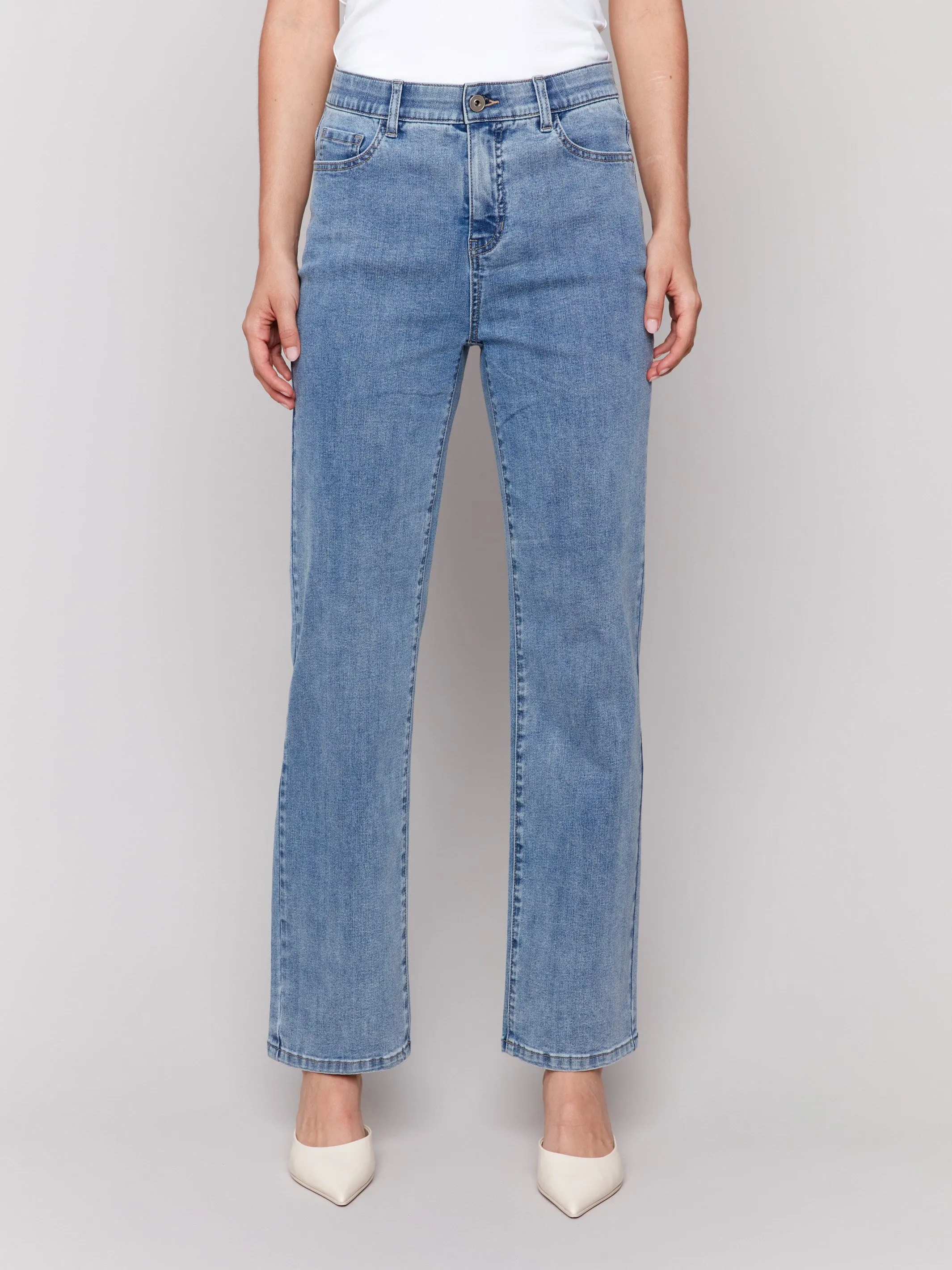 Charlotte Straight Leg Jeans - Light Blue sold by Charlie B product image thumbnail 2