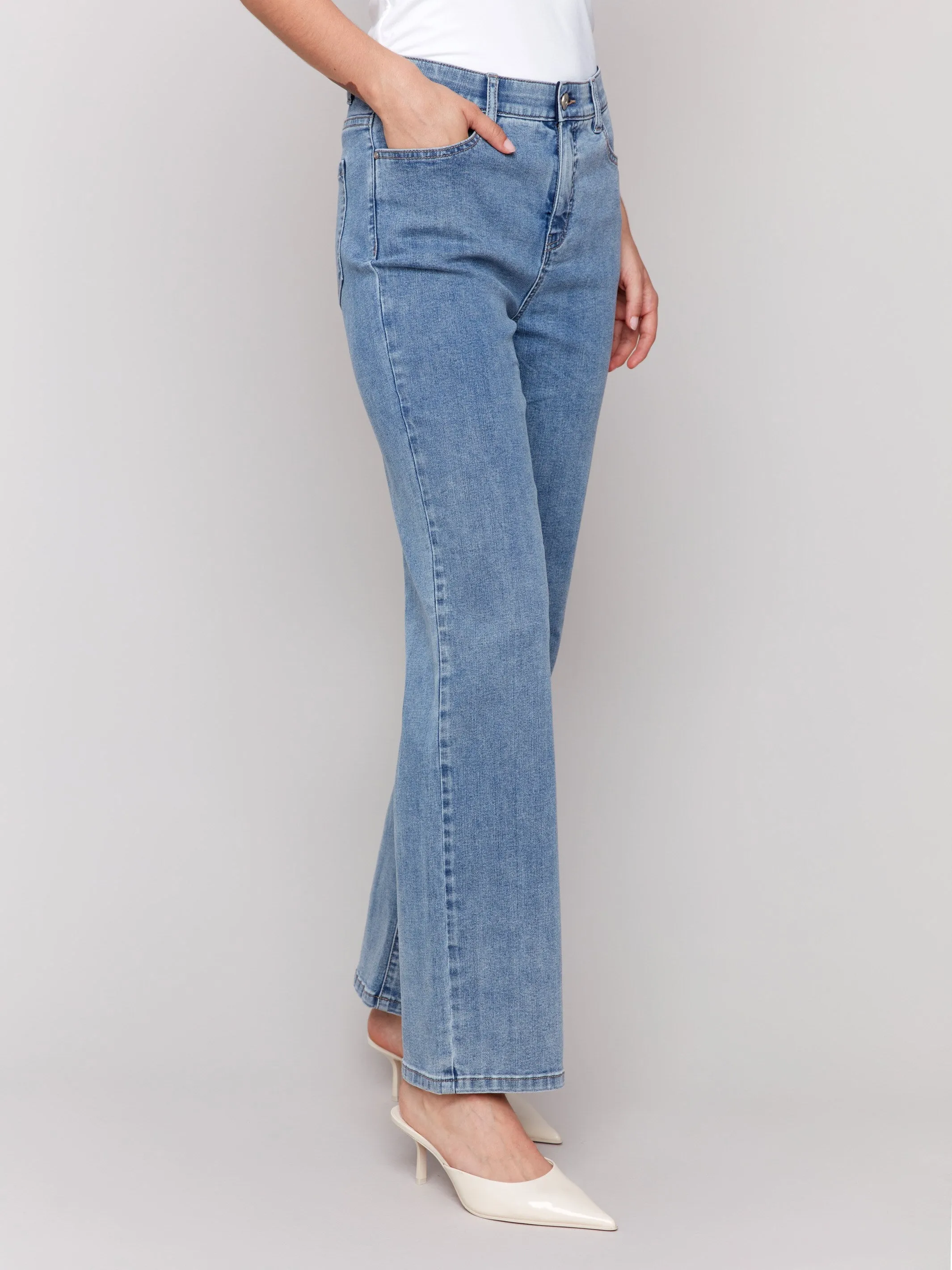 Charlotte Straight Leg Jeans - Light Blue sold by Charlie B product image thumbnail 3